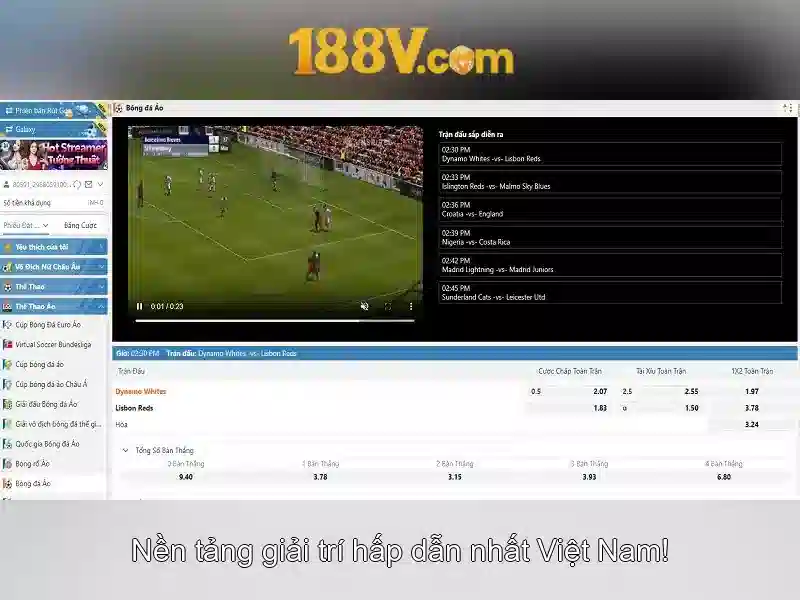 Giao diện nhà cái hoàn hảo